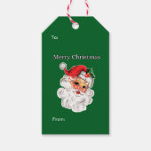 Étiquettes-cadeau Jolly Christmas Père Noël (Devant)
