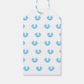 Étiquettes-cadeau Jortes minuscules bleues (Dos)