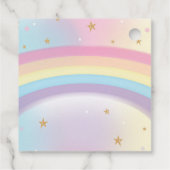 Étiquettes Cadeau Jote Sloth Art Paint Party Anniversaire Merci (Dos)