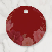 Étiquettes Cadeau Jouer Fox Mariage d'automne (Dos)