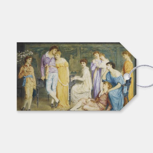 Étiquettes-cadeau Jouer un précurseur par Bach (Devant (Horizontal))