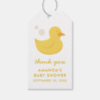 Jouet jaune mignon canard de bain merci baby showe