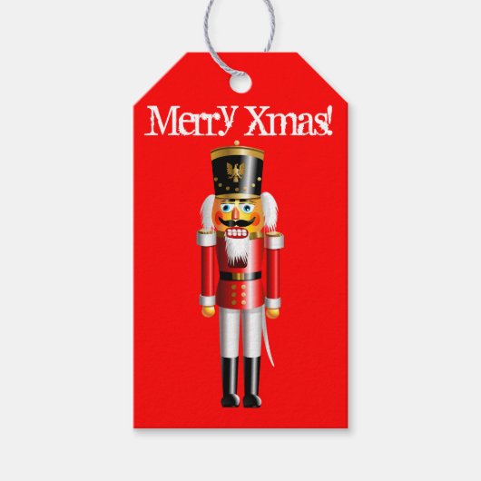 Étiquettes-cadeau Jouet-Soldat Nutcracker personnalisable (Devant)