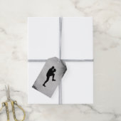 Étiquettes-cadeau Joueur de base-ball Pitcher Windup (Avec de la ficelle)