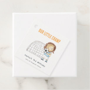 Étiquettes Cadeau Joueur de football sportif Anniversaire de enfant 