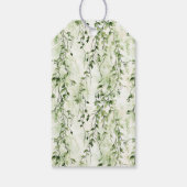 Étiquettes-cadeau Jour d'anniversaire de la jungle verte sauvage (Dos)