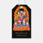 Étiquettes-cadeau Jour de la fête de l'halloween mort (Devant)