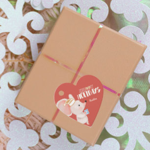 Étiquettes Cadeau jour de la souris mignon