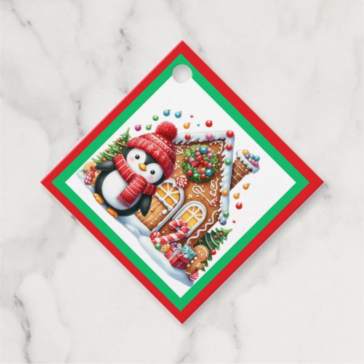 Étiquettes Cadeau Jour de messages personnalisés (Devant)