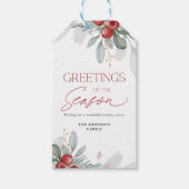 Étiquettes-cadeau Jour de Noël élégant et moderne (Devant)