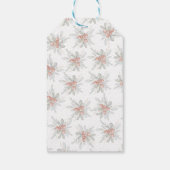 Étiquettes-cadeau Jour de Noël élégant et moderne (Dos)