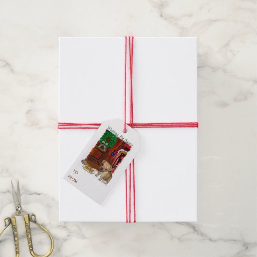 Étiquettes-cadeau Jour de puanteur (Avec de la ficelle)