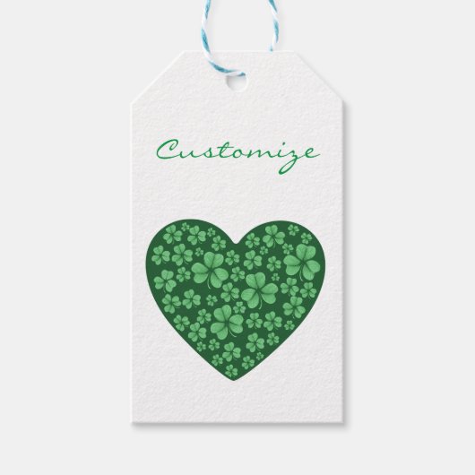 Étiquettes-cadeau Jour de Saint Patrick (Devant)