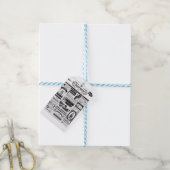 Étiquettes-cadeau journal déplaisant (Avec de laficelle)