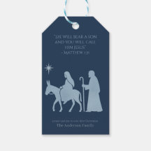 Journey to Bethlehem Gift Tag