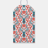 Étiquettes-cadeau "Joy" branché Boho Bauble Photo Noël (Dos)