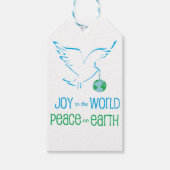 Étiquettes-cadeau Joy & Peace World (Devant)
