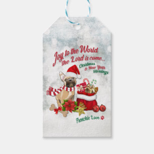 Étiquettes-cadeau Joy to the World - French Love