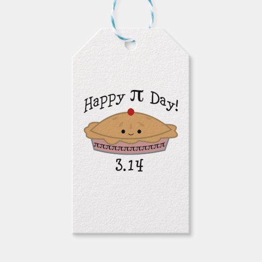 Étiquettes-cadeau Joyeuse Journée Pi (Devant)