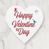 Étiquettes Cadeau Joyeuse Saint-Valentin (Dos)