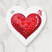 Étiquettes Cadeau Joyeuse Saint-Valentin (Devant)