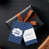 Étiquettes-cadeau Joyeuses Etoiles D'Aquarelle Hanoukka De David