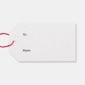 Étiquettes-cadeau Joyeuses Fêtes (Dos (Horizontal))