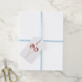 Étiquettes-cadeau Joyeuses fêtes Berry Red Holiday Ornament (Avec de laficelle)