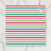 Étiquettes Cadeau Joyeuses fêtes brillantes Noël Typographie (Dos)