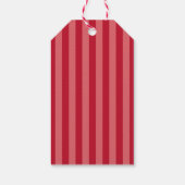 Étiquettes-cadeau Joyeuses Fêtes Noël Fête Rouge Blanc (Dos)