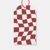 Étiquettes-cadeau Joyeuses fêtes | Typographie rétro joueuse (Dos)