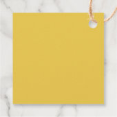 Étiquettes Cadeau Joyeuses Pâques avec un petit poussin jaune (Dos)