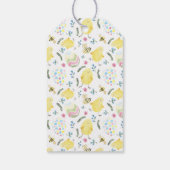 Étiquettes-cadeau Joyeuses Pâques, Lapin Aquarelle, Fond blanc (Dos)