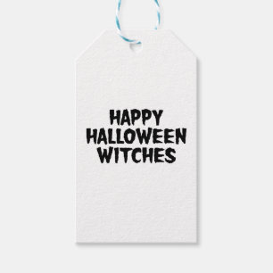 Étiquettes-cadeau Joyeuses sorcières Halloween