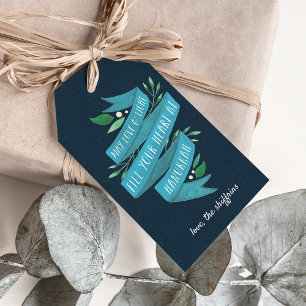Étiquettes-cadeau Joyeuses Tidings HANOUKKA