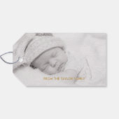 Étiquettes-cadeau Joyeuses vacances (Dos (Horizontal))