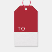 Étiquettes-cadeau Joyeuses vacances Reindeer Aquarelle Noël (Dos)