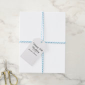 Étiquettes-cadeau Joyeux 30e anniversaire ajouter nom date élégant s (Avec de laficelle)