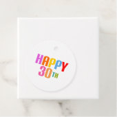 Étiquettes Cadeau Joyeux 30ème (En situation)
