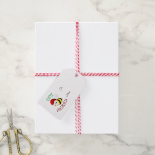 Étiquettes-cadeau Joyeux abeilles