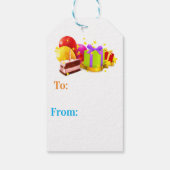 Étiquettes-cadeau Joyeux anniversaire (Dos)