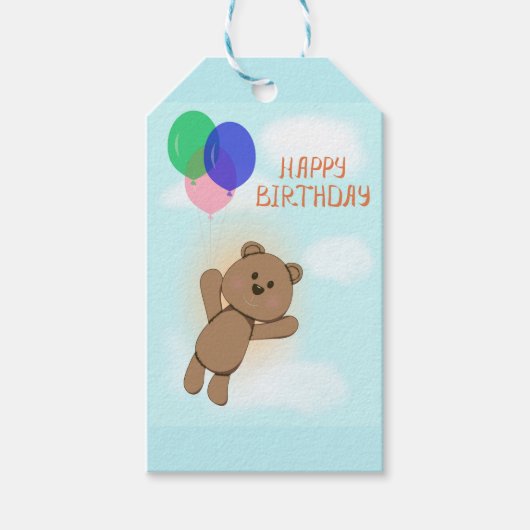 Étiquettes-cadeau Joyeux anniversaire (Devant)