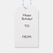 Étiquettes-cadeau Joyeux anniversaire (Dos)