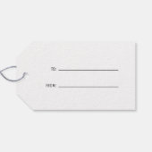 Étiquettes-cadeau Joyeux anniversaire élégant (Dos (Horizontal))