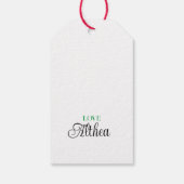 Étiquettes-cadeau Joyeux Anniversaire, Fun Festive Ice Cream Cones (Dos)