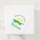 Étiquettes Cadeau Joyeux anniversaire Gator Alligator Crocodile Croc (En situation)