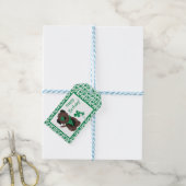 Étiquettes-cadeau Joyeux Anniversaire Jour Chien Shamrock Vert (With Twine)