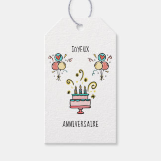 Étiquettes-cadeau Joyeux Anniversaire | Joyeux Anniversaire