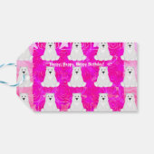 Étiquettes-cadeau Joyeux anniversaire ! Nom personnalisable (Dos Horizontal)