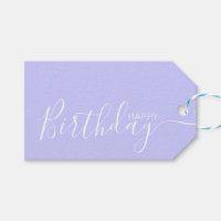 Joyeux anniversaire Périwinkle blanc moderne